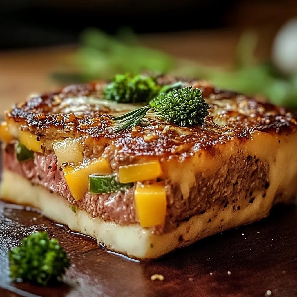 Fitness-Auflauf mit Brokkoli und Hackfleisch