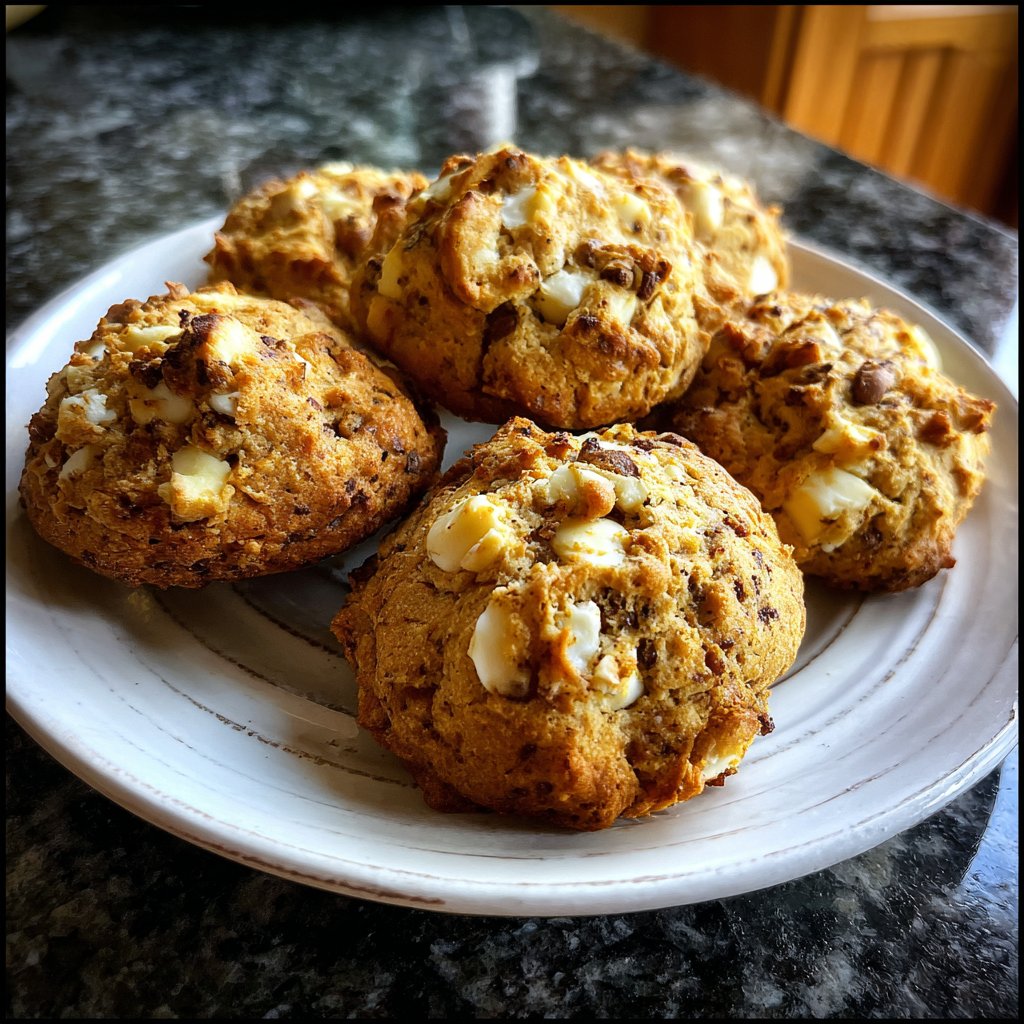 Cookies mit weißer Schokolade