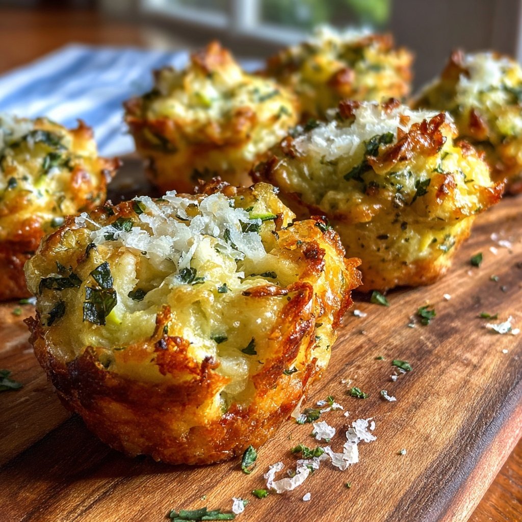 Zucchini-Puffer im Ofen