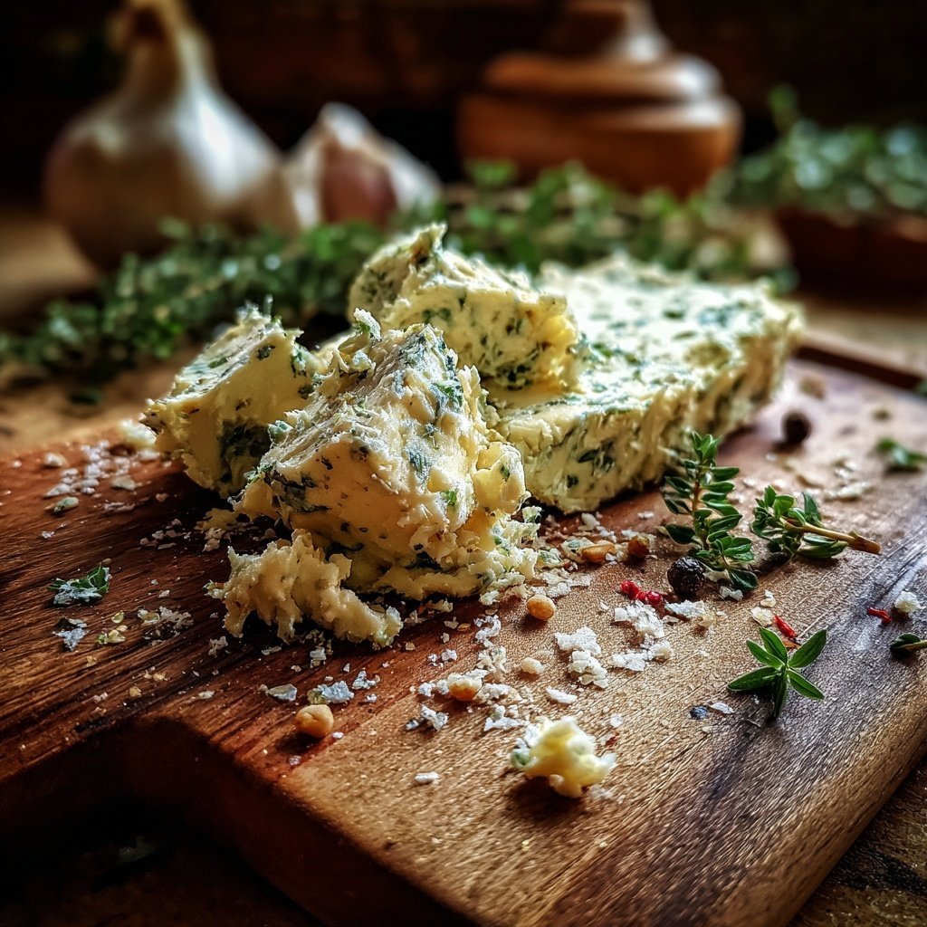 Kräuterbutter Mit Meersalz Und Pfeffer