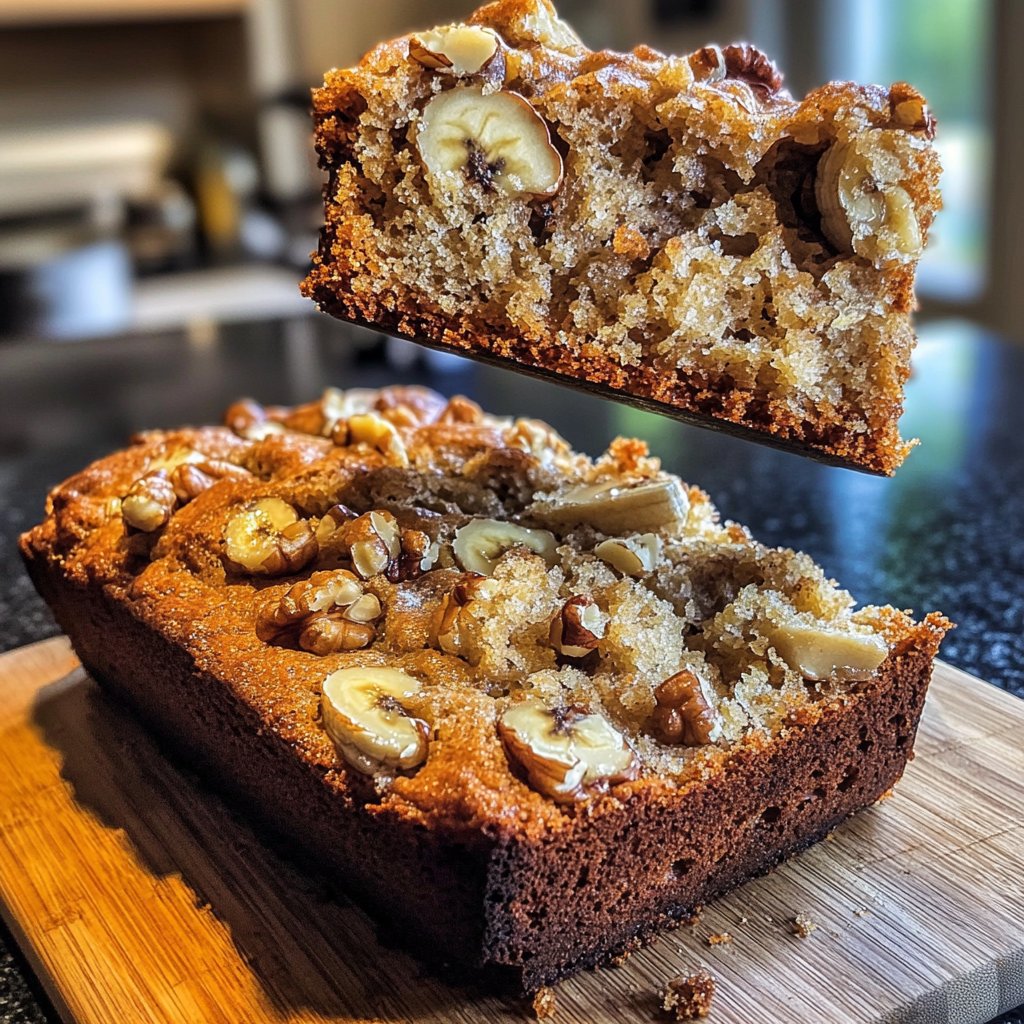 Einfaches Bananenbrot