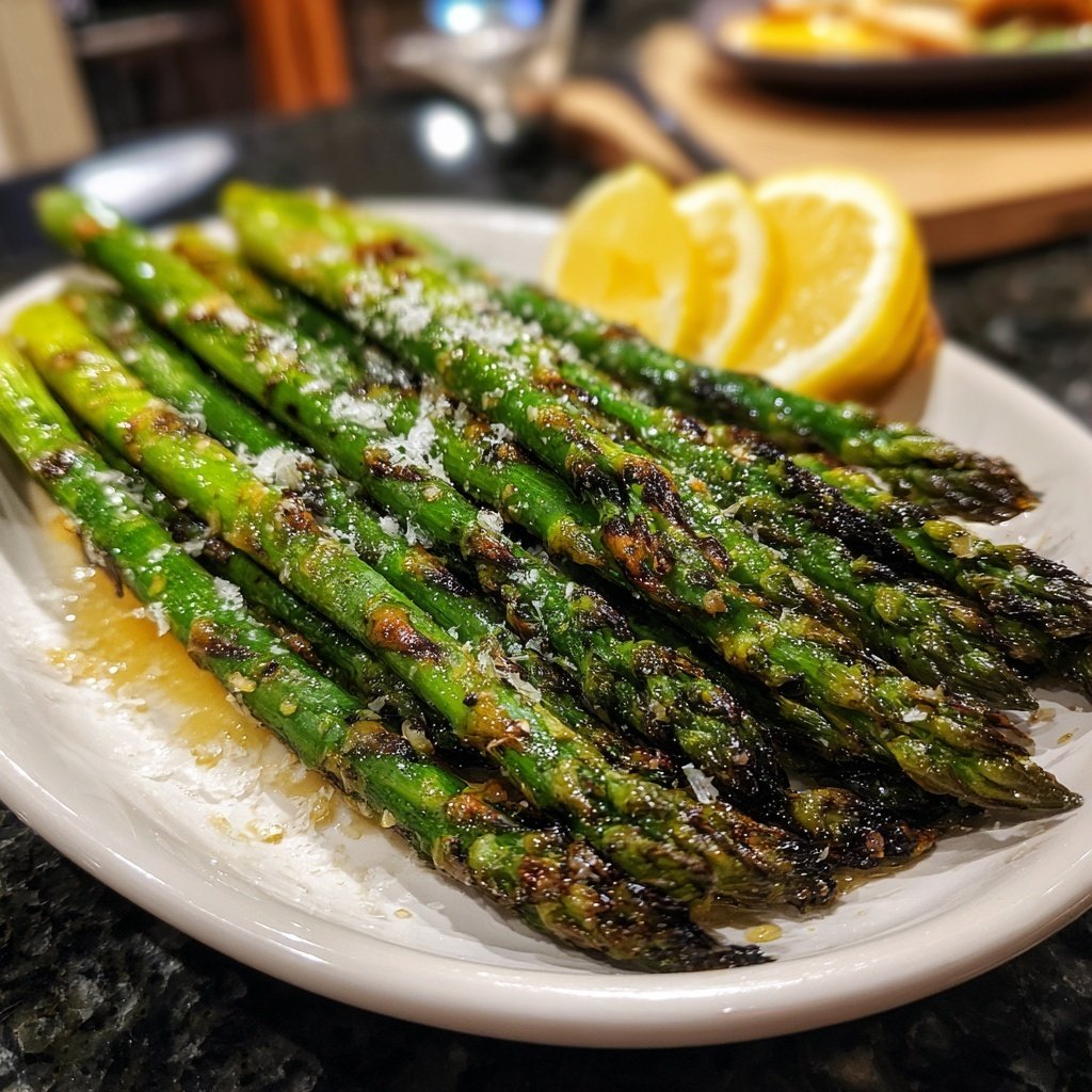 Gegrillter Spargel Mit Zitrone