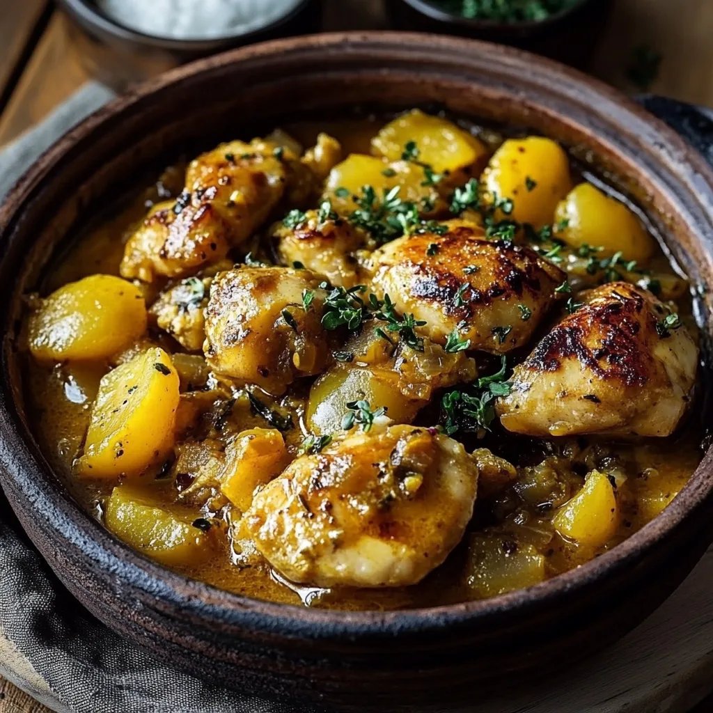 Perzische kip met saffraan