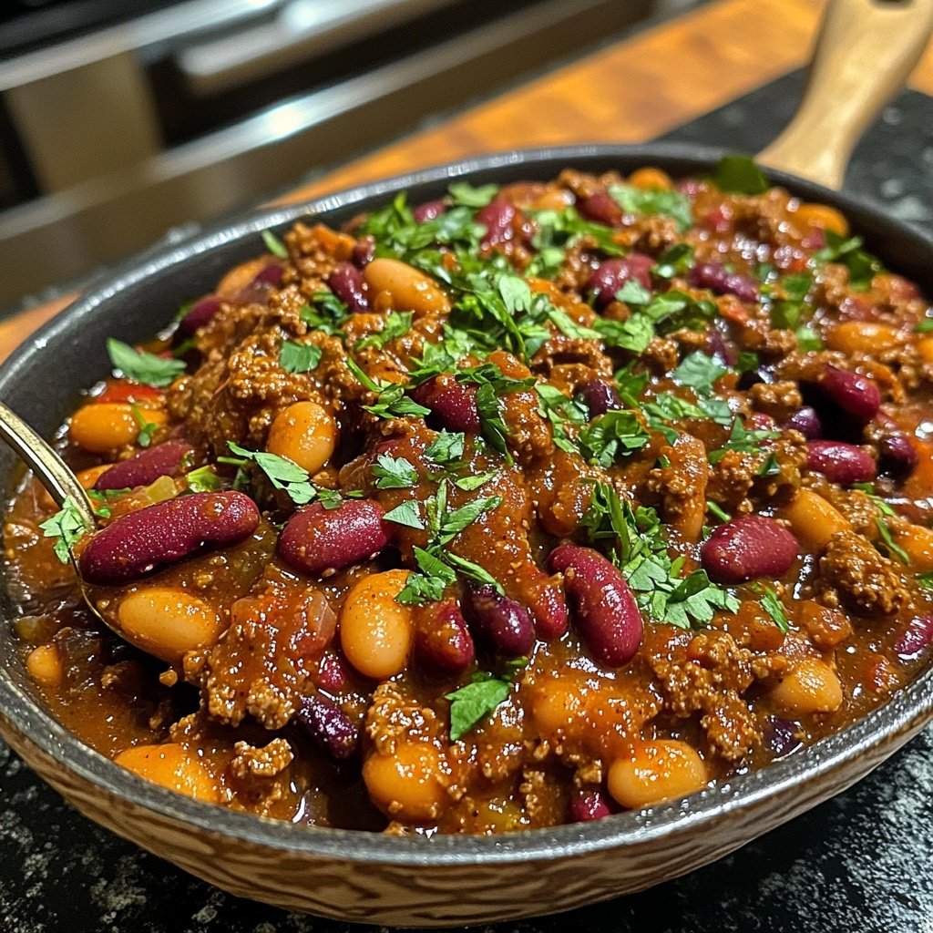 Chili sin Carne mit Bohnen