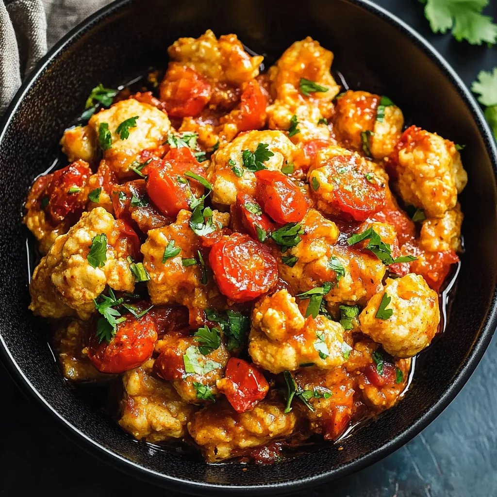 Türkische Rühreier mit Tomaten und Paprika