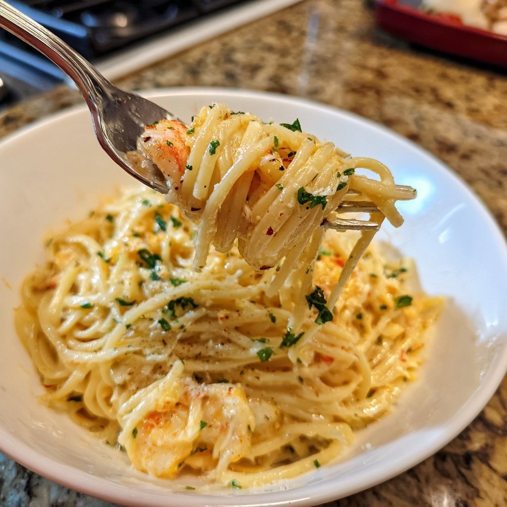 Spaghetti mit Hummerbutter