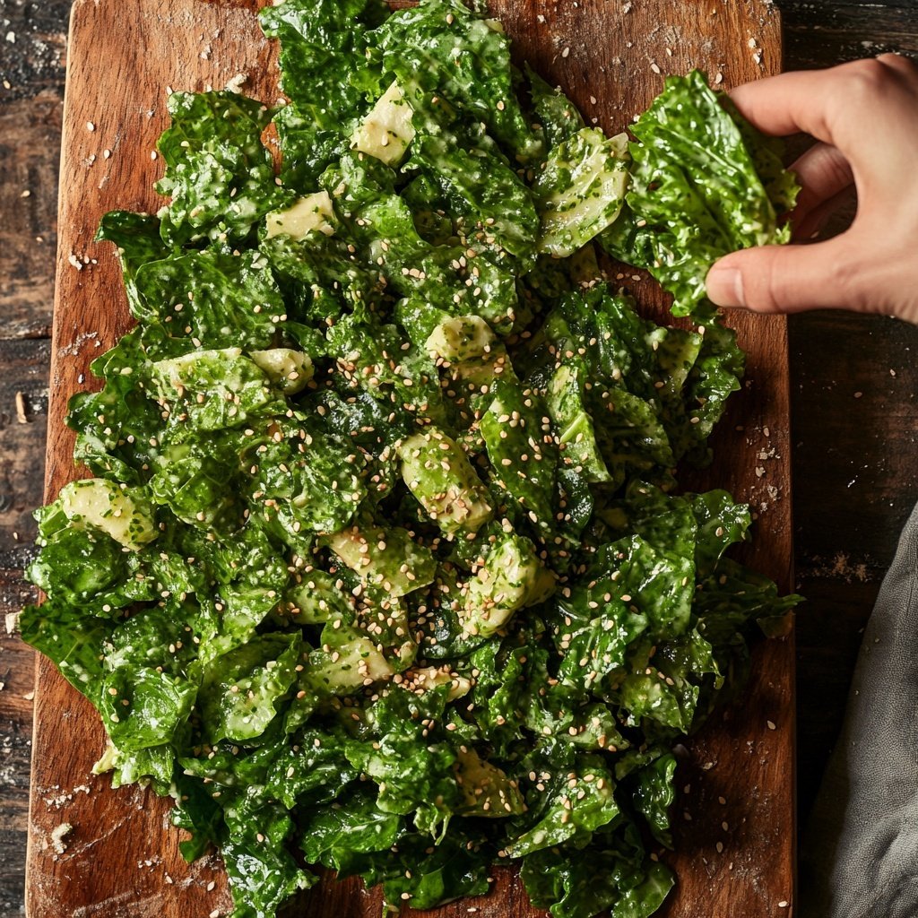 Asiatischer Salat mit Chinakohl & Sesam-Dressing