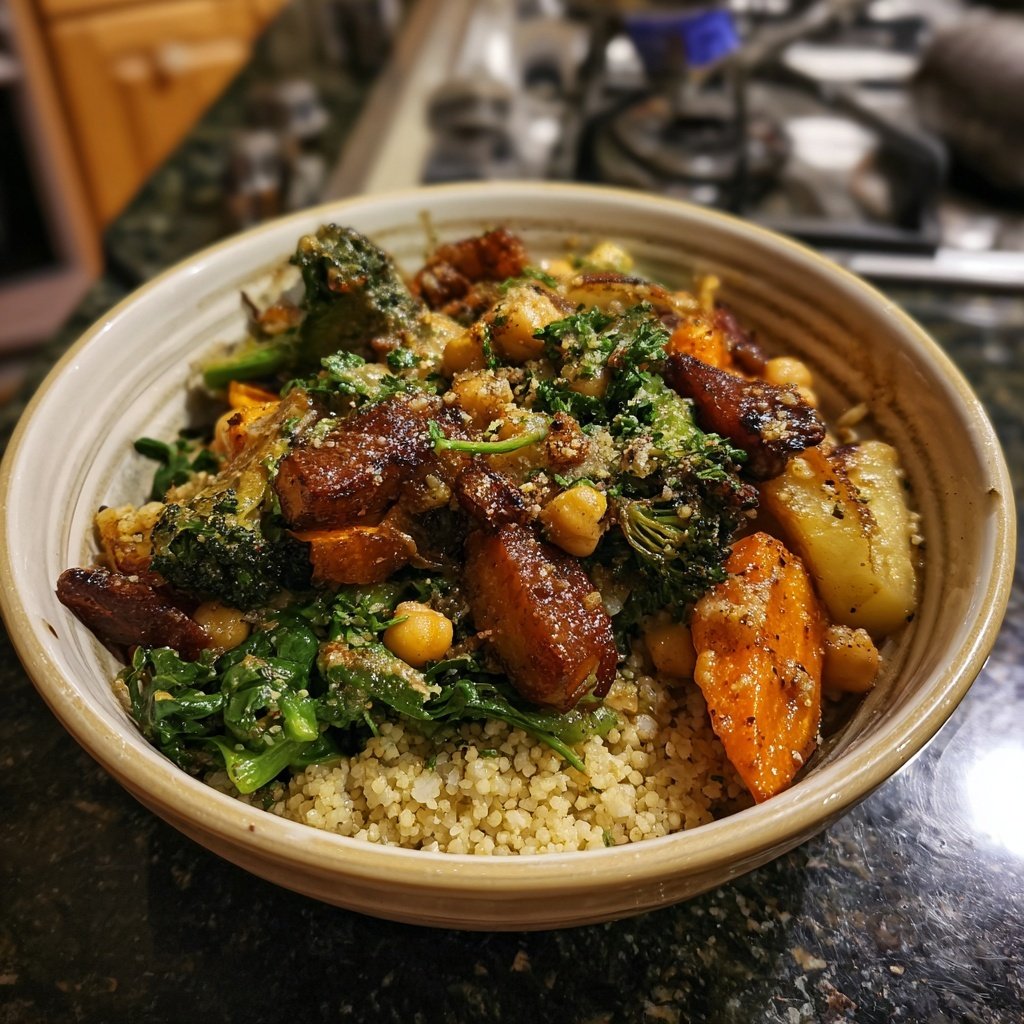 Abendessen sättigend vegetarisch