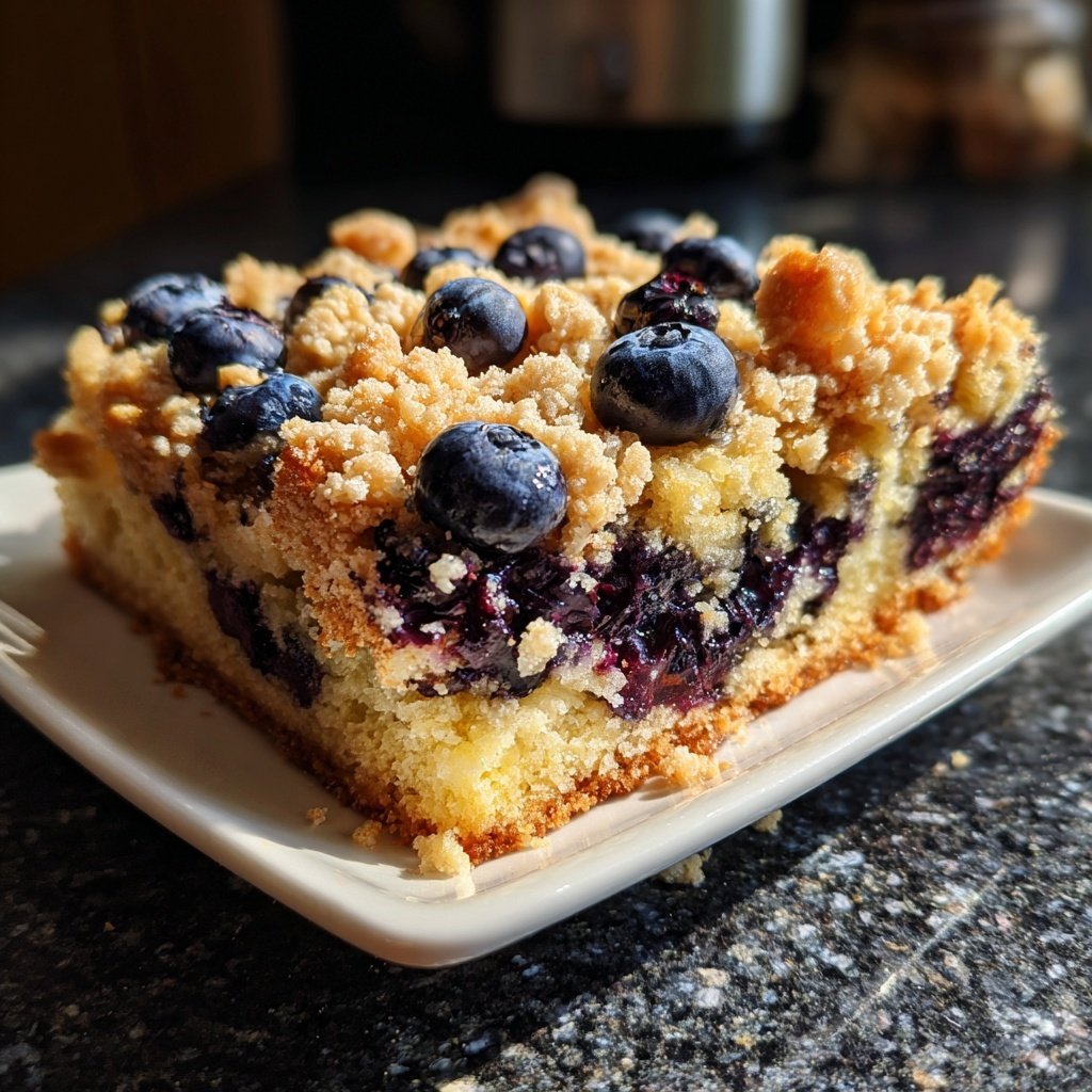 Streuselkuchen Mit Heidelbeeren