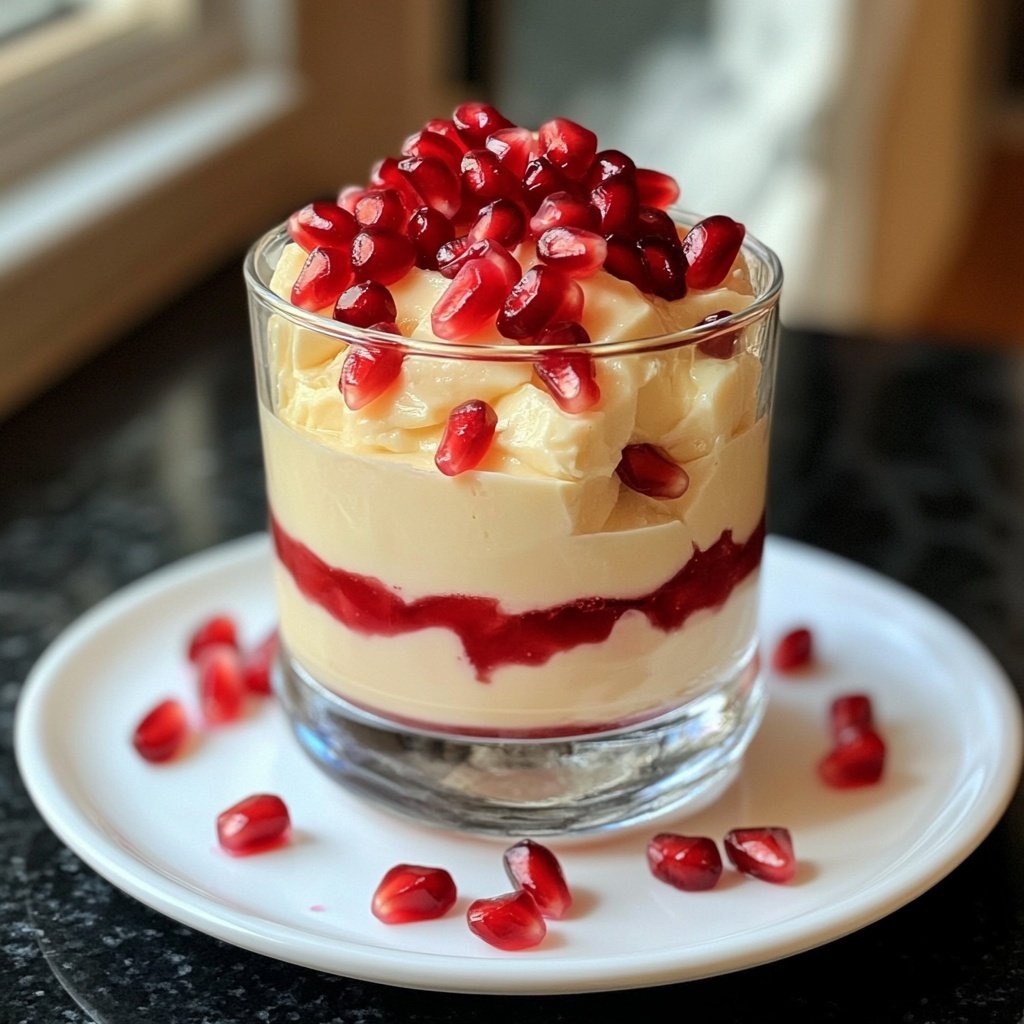 Granatapfel-Panna-Cotta