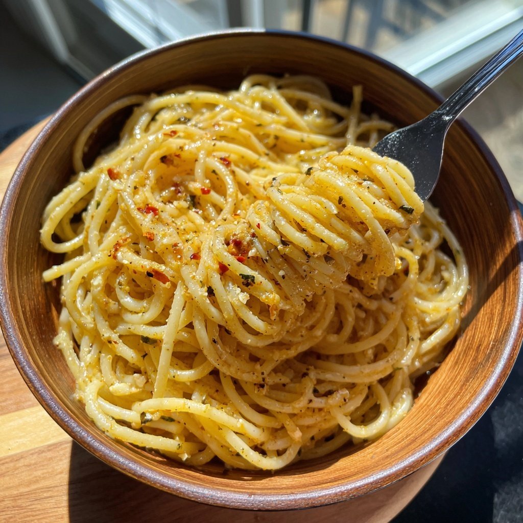 Schnell & Einfach 15-Minuten Knoblauchpasta