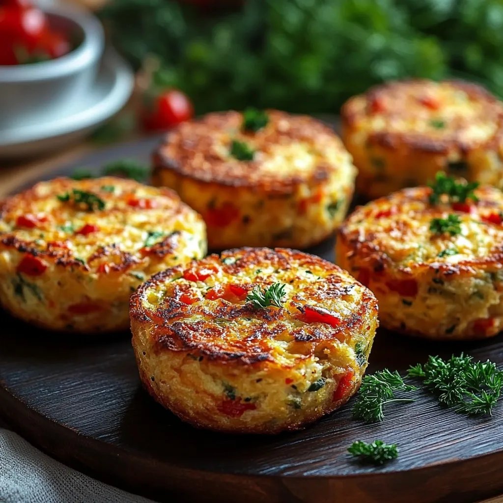 Eimuffins mit viel Gemüse