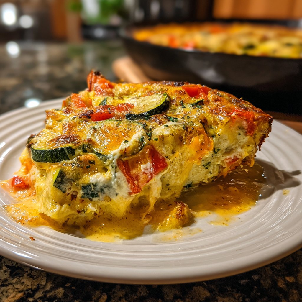 Gemüseauflauf mit Sahnesauce