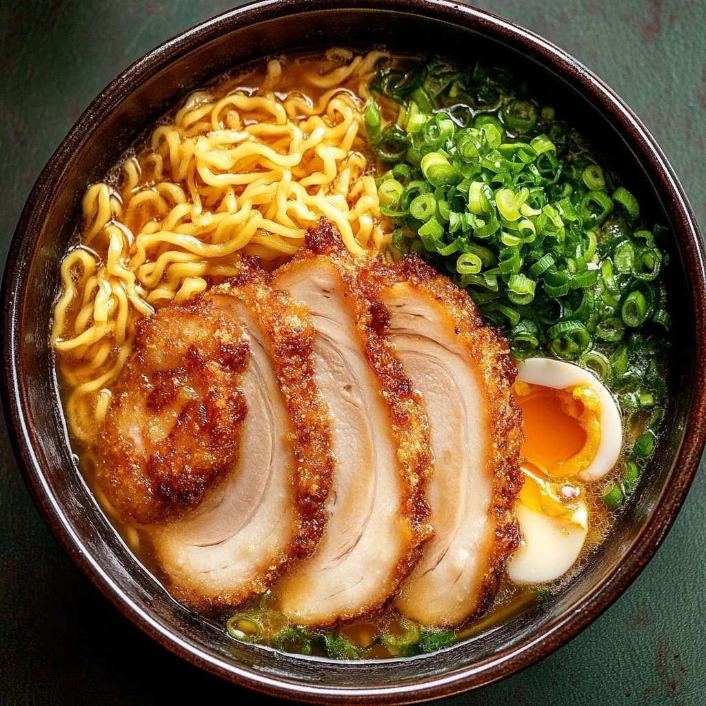 Miso Ramen mit Kip Katsu