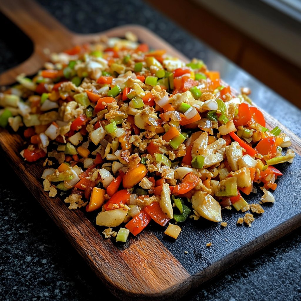 Gemüsepfanne mit Ingwer