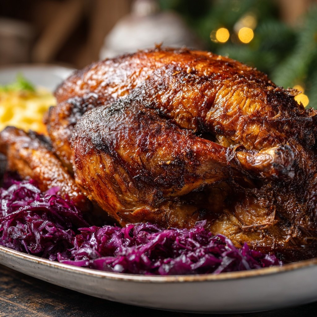 Saisonal & Festlich Weihnachtsgans mit Rotkohl